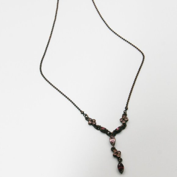 Purple & Pink Jewel Necklace - Picture 3 of 3